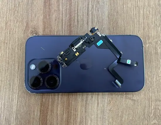 iPhone 14 Pro charging port repair service at My Celcare JLT Dubai
