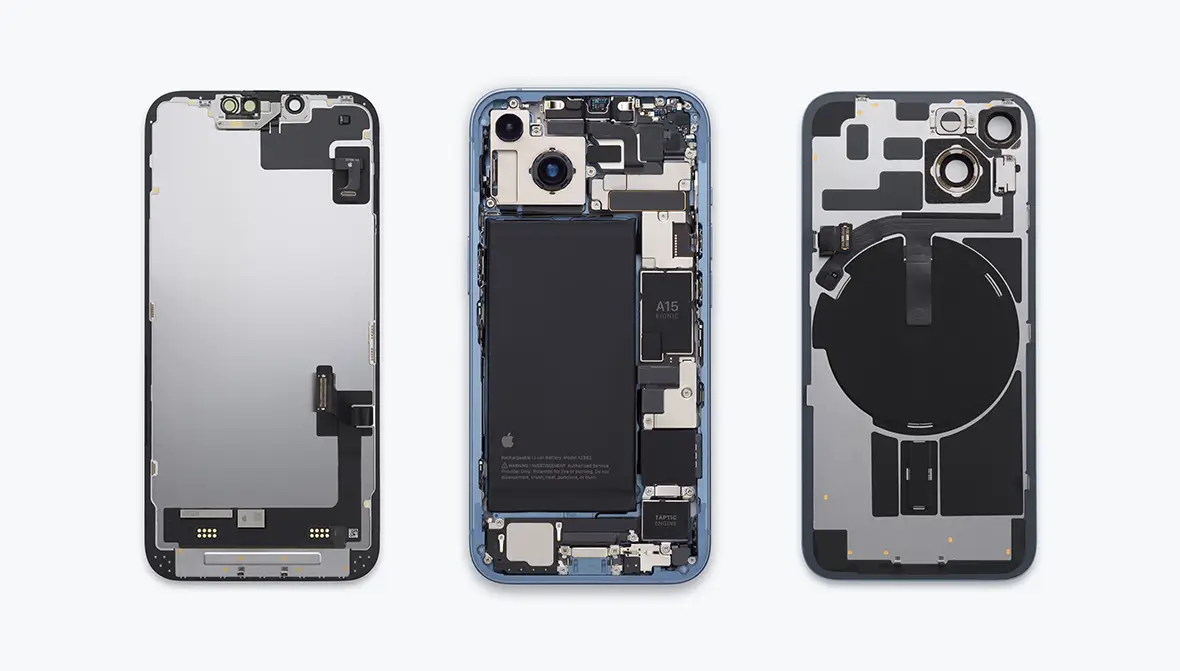 Hidden features inside iPhone back glass - MagSafe, wireless charging coil, NFC and antennas exposed