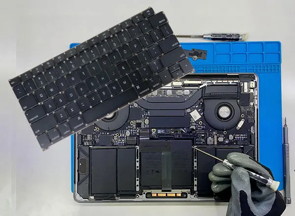 MacBook Air keyboard replacement service in Dubai at My Celcare JLT